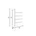 Smedbo Dry electric towel warmer with 4 swing arms FK717