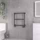 Stour Traditional Heated Towel Rail Matt Anthracite