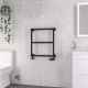 Stour Traditional Heated Towel Rail Matt Black