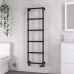 Stour Traditional Heated Towel Rail Matt Black