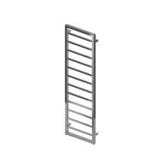 Eastbrook Ryton heated towel rail in Polished Chrome