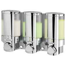 Aviva 3 triple soap dispensers