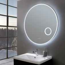 Attraction illuminated bathroom mirror