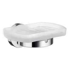 Smedbo Home Holder with Glass Soap Dish