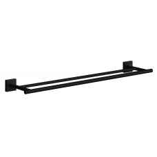 Smedbo House Black Double Towel Rail