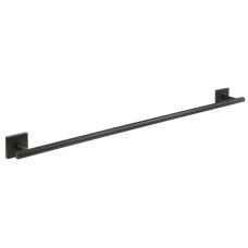 Smedbo House Black Single Towel Rail