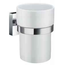 Smedbo House Tumbler Holder with Porcelain Tumbler