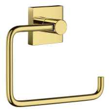 Smedbo House toilet roll holder Polished Brass
