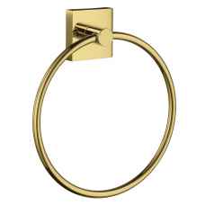 Smedbo House towel ring Polished Brass