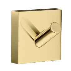 Smedbo House single towel hook Polished Brass