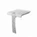 Marble tip up shower seat