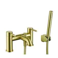 Studio Brushed Brass Bath Shower Mixer