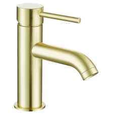 Studio Brushed Brass Mini Basin Mixer