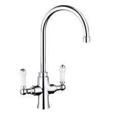 Rura Kitchen Sink Mixer in Chrome, Black, Brushed Nickel or Brushed Gold