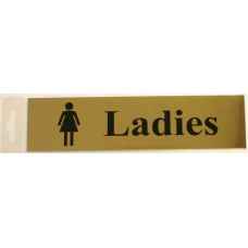 Ladies toilet signs