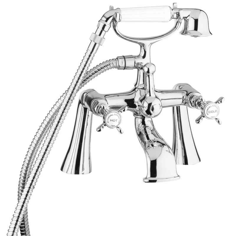 Coronation Chrome traditional style bathroom taps Coronation Chrome traditional style bathroom taps