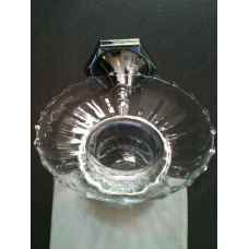 Hexagonal chrome glass soap dish