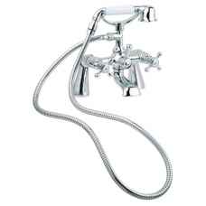 Tudor bath shower mixer in Chrome or Gold