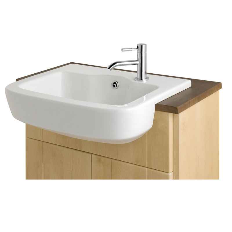 Semi recessed basins for bathrooms Semi recessed basins for bathrooms